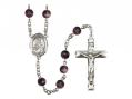  St. Louis Centre Rosary w/Brown Beads 