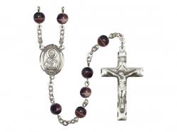  St. Timothy Centre Rosary w/Brown Beads 