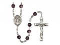  St. Ursula Centre Rosary w/Brown Beads 
