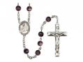  St. Elizabeth of the Visitation Centre Rosary w/Brown Beads 