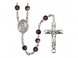  St. Anne Center Rosary w/Brown Beads 