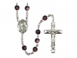  St. Paul the Hermit Centre Rosary w/Brown Beads 