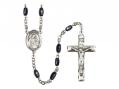  St. Ann Center Rosary w/Black Onyx Beads 