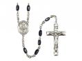  St. Alexander Sauli Center Rosary w/Black Onyx Beads 
