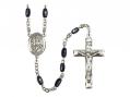  St. George Centre Rosary w/Black Onyx Beads 