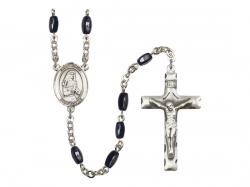  St. Emily de Vialar Centre Rosary w/Black Onyx Beads 