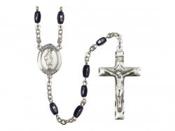  St. Gregory the Great Centre Rosary w/Black Onyx Beads 