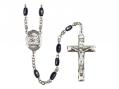  St. Joshua Centre Rosary w/Black Onyx Beads 
