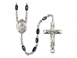  St. Lawrence Centre Rosary w/Black Onyx Beads 