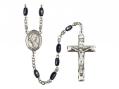 St. Philomena Centre Rosary w/Black Onyx Beads 