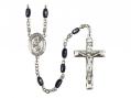  St. Scholastica Centre Rosary w/Black Onyx Beads 