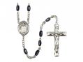  St. Edith Stein Centre Rosary w/Black Onyx Beads 