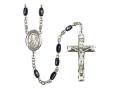  St. Brigid of Ireland Centre Rosary w/Black Onyx Beads 