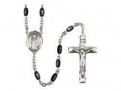  St. Stanislaus Centre Rosary w/Black Onyx Beads 
