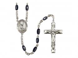  St. Pio of Pietrelcina Centre Rosary w/Hematite Beads 