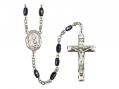  St. James the Lesser Centre Rosary w/Black Onyx Beads 