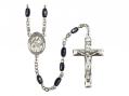  St. Gabriel Possenti Centre Rosary w/Black Onyx Beads 