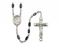  St. Pius X Centre Rosary w/Black Onyx Beads 