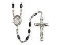  St. Paula Centre Rosary w/Black Onyx Beads 