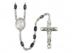  St. Rose Philippine Duchesne Centre Rosary w/Black Onyx Beads 