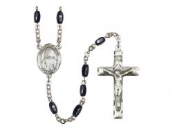 St. Jeanne Jugan Centre Rosary w/Black Onyx Beads 