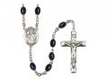  St. Boniface Rosary w/Black Onyx Beads 