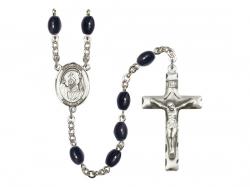  St. David of Wales Centre Rosary w/Black Onyx Beads 