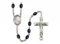  St. Veronica Centre Rosary w/Black Onyx Beads 