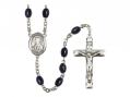  St. Brigid of Ireland Centre Rosary w/Black Onyx Beads 