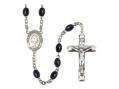  St. John Baptist de la Salle Centre Rosary w/Black Onyx Beads 