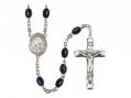 St. Louis Marie de Montfort Centre Rosary w/Black Onyx Beads 