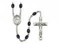  St. Jeanne Jugan Centre Rosary w/Black Onyx Beads 