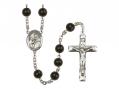  St. John of God Centre Rosary w/Black Onyx Beads 