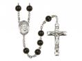  St. Vincent de Paul Centre Rosary w/Black Onyx Beads 