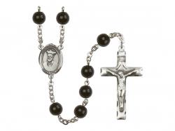  St. Philip Neri Centre Rosary w/Black Onyx Beads 