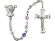  Rosary w/Swarovski Rundell Beads 