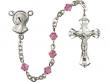  Rosary w/Swarovski Rundell Beads 