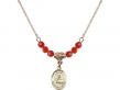  First Reconciliation Medal Birthstone Necklace Available in 15 Colors 