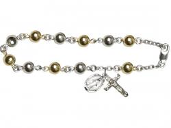  Rosary Bracelet w/Round Bead 