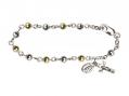  Rosary Bracelet w/Sterling Silver Bead for Infant 