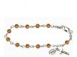  Rosary Bracelet w/Swarovski Bead for Infant 