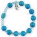  Rosary Bracelet w/Turquoise Bead 