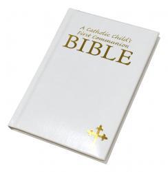  A Catholic Child\'s First Communion Bible - White 