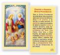  "Oracion, A Nuestra Divina Providencia" Laminated Prayer/Holy Card (25 pc) 