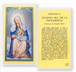  \"ORACION N.S. DE LA PROVIDENCIA\" Laminated Prayer/Holy Card (25 pc) 