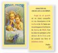 "ANGEL DE LA GUARDA-DOS ANGELES" Laminated Prayer/Holy Card (25 pc) 