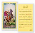  "ORACION A SAN JORGE" Laminated Prayer/Holy Card (25 PC) 
