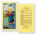  "SAN CRISTOBAL DE CONDUCTORES" Laminated Prayer/Holy Card (25 pc) 