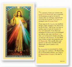  \"N.S. DE LA MISERICORDIA\" Laminated Prayer/Holy Card (25 pc) 