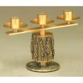  3, 5, 7 Lite Combination Finish Bronze Altar Candelabra: 5757 Style - 1 1/2" Socket 